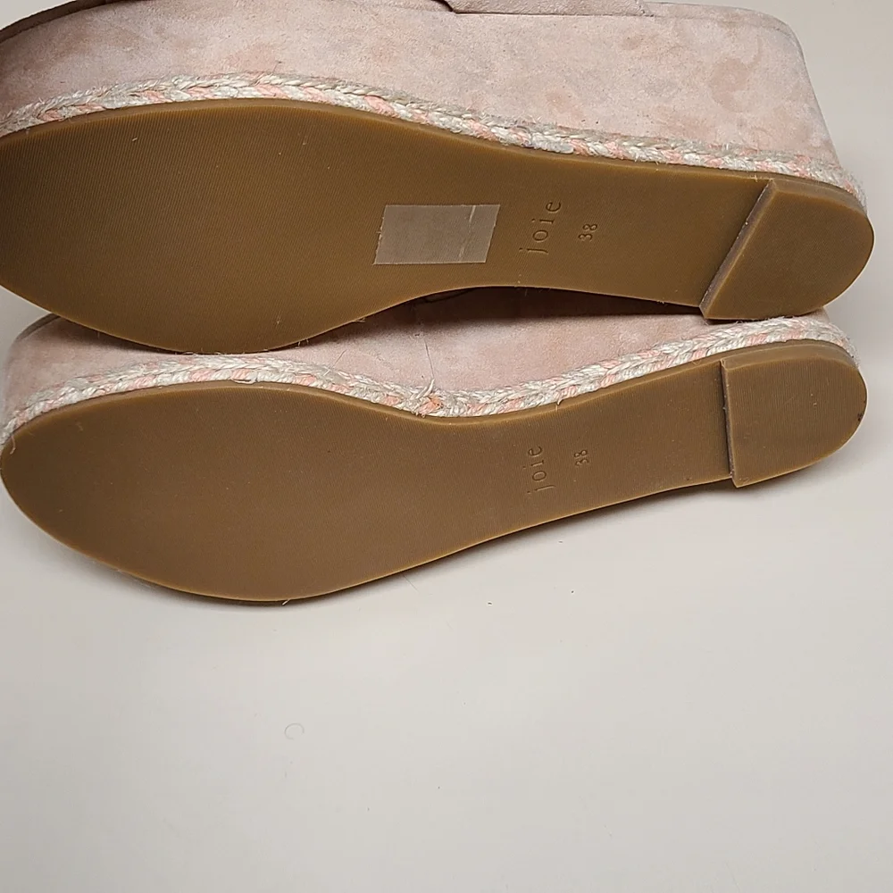 Joie Suede Garden slingback platform sandals size 38 - Picture 11 of 13